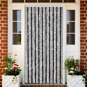 Tenda Antimosche Grigia E Nera 100x200 Cm İn Ciniglia /