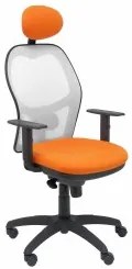Sedia Ufficio con Poggiatesta Jorquera  PC ALI308C Arancio