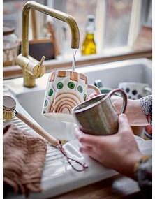 Tazza in gres verde-marrone da 515 ml Shama - Bloomingville