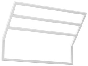 Porta asciugamani da parete  37x60 cm bianco