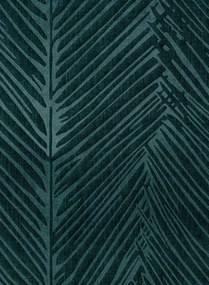 Arte International Carta da parati Palma - Teal