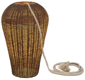 Lampadario LED design SAONA 50 BATTERY HANG marrone ø31cm, luce calda 900 lumen, NEWGARDEN
