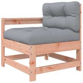Set divani giardino 8 pz con cuscini legno massello di douglas