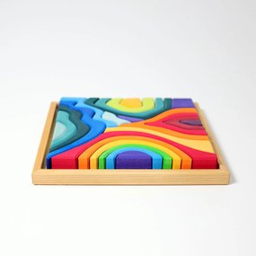 Grimm's - Set di costruzione - I quattro elementi - acqua, aria, fuoco e terra - set piccolo