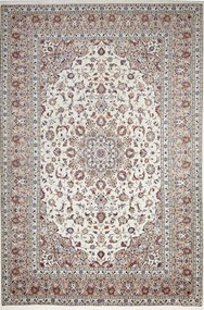 Kashan Tappeto persiano 200x290 Beige (Iran) Annodato A Mano