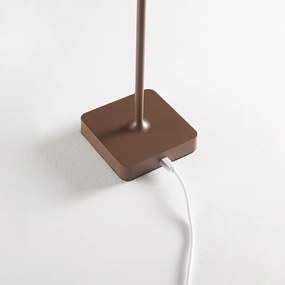 Lampada tavolo senza fili LED 3W ricaricabile USB touch TAP Antracite