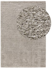 benuta Nest Tappeto a pelo lungo lavabile Sera Grigio 120x170 cm - Tappeto design moderno soggiorno