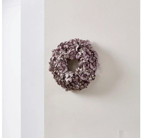 Eglo 428207 - Corona di fiori artificiali SOLVANG diametro 35 cm viola