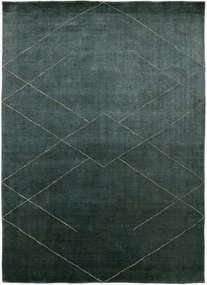 Tappeto in viscosa a pelo corto tessuto a mano Tetsu