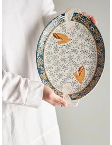 Vassoio in gres 25x34 cm Hezha – Bloomingville