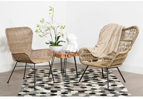 Tavolino con piano in acacia 50x50 cm Nandri - Premier Housewares