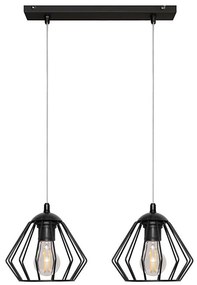 Lampadario a sospensione con filo AGAT 2xE27/15W/230V