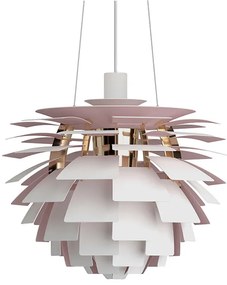 Louis Poulsen - PH Artichoke Lampada a Sospensione Anniversary Ø480 Matt White/Pale Rose Louis