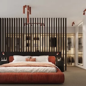 Brilagi - Faretto CRESTO 1xGU10/10W/230V 10 cm rosso