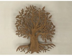 Li-Go 23673/DUB2 - Decorazione da parete LED 10W/5V 20000 mAh 45x55 cm rovere + telecomando