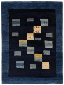 Gabbeh Tappeto 230x170 Blu (Iran) Annodato A Mano