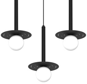 Lampadario a sospensione con filo FUTURA 3xG9/7W/230V nero