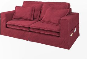 Divano rosso 196 cm Nora – Ropez