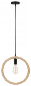 Lampadario a cavo KOLO 1xE27/40W/230V beige/nero