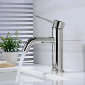 Rubinetto da lavabo Rea Lungo Chrome