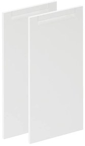 Anta per pensile basso, angolare interno DELINIA ID Evora L 36.7 x H 76.5 cm bianco lucido