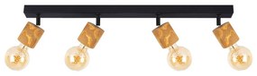 Plafoniera scandinavo Plafoniera scandinavo Matilde 4 x E27 nero IP20, 4XE27