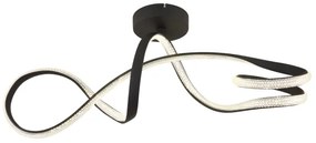 Globo 67341DS - Lampadario a plafone LED SWIRL LED/30W/230V nero