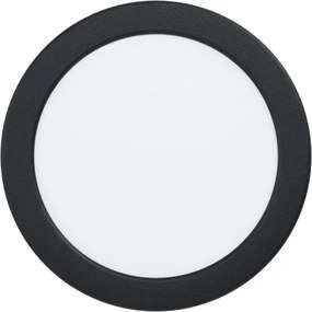 Eglo 901414-LED Plafoniera da incasso per bagno FUEVA LED/10,5W/230V Ø 16,8 cm IP44 nera