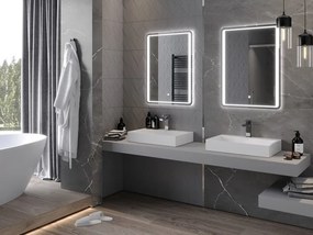Mexen Zusa specchio da bagno retroilluminato 60 x 80 cm, LED 6000K, antiappannamento - 9808-060-080-611-00
