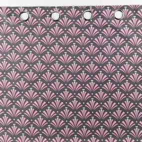 Tenda oscurante rosa-grigio in microfibra 135x260 cm Surya - douceur d'intérieur