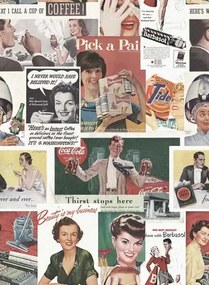Mindthegap Carta da parati Retro Ads - WP20069
