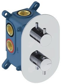 Rubinetto per doccia ad incasso termostatico Loop K cromo lucido SANYCCES