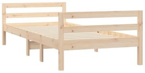 Giroletto 90x200 cm in legno massello di pino