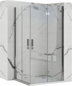 Cabina doccia Rea Molier Chrome Double 80x90