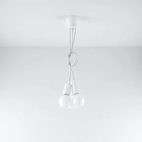 Lampadario a sospensione con filo DIEGO 3xE27/60W/230V