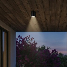 Ideal Lux - Faretto da esterno GUN 1xGU10/28W/230V Ø 11 cm IP55 nero