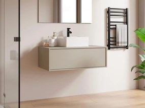 Mobile sotto lavabo sospeso - Colore beige - 94 cm - TEANA II