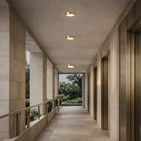 Rabalux 75077 - Plafoniera LED per bagno SHAUN PLUS 7W/230V Ø 12 cm IP44 dorata