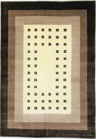 Loribaft Tappeto 240x170 Beige (Indian) Annodato A Mano