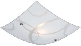 Luxera 45123 - Plafoniera ROMERO 1xE27/60W/230V