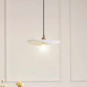Lampada a sospensione Annira Lindby, dimmerabile, Bianco / Opale, Soggiorno / Sala da pranzo, Ceramica, Moderno, Lampada a sospensione