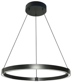 Lampadario LED design Cassini nero Ø56cm, luce con 3 temperature di colore 4350 lumen, INSPIRE