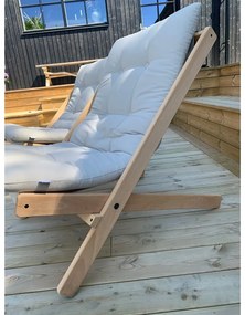 Sedia pieghevole Raw/Beige Boogie - Karup Design