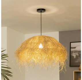 Brilagi - Lampadario LED a cavo CERIA BOHO 1xE27/40W/230V Ø 60 cm in rafia