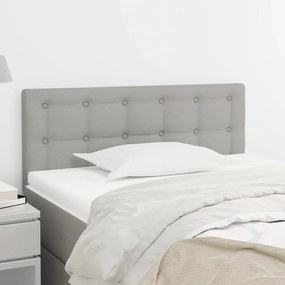 Testiera Grigio Chiaro 100x5x78/88 Cm İn Tessuto /