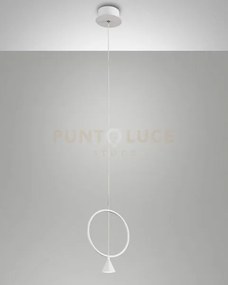 Sirio circle sospensione bianca 3388-40-102