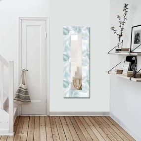 Specchio da parete con cornice in legno 40x120 cm - Wallity