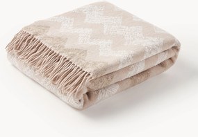 Coperta con motivo a zig-zag Gessetti