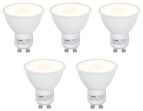 Set di 5 Lampada LED GU10 sensore chiaro-scuro 5W 380 lm 2700K