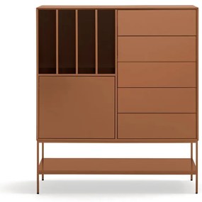 Armadietto color mattone 120x140x45 cm Platt – Teulat